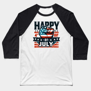 Happy 4th of July Baseball T-Shirt